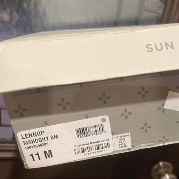 Sun and Stone Lennip Women’s Brown Leather Ankle Boots with Chunky Heel size 11 - Picture 6 of 6